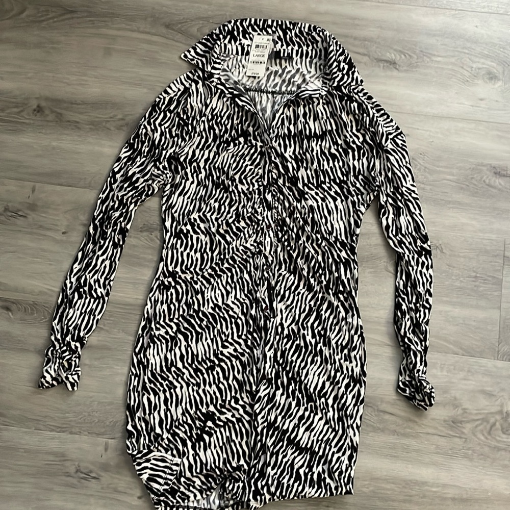 INC NWT Shirtdress size L